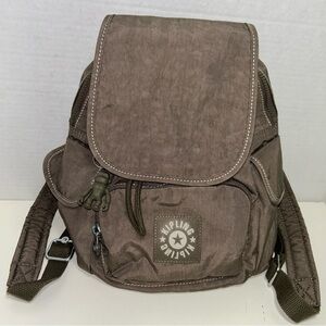 Kipling City Pack Taupe Mini Lightweight Backpack Daypack